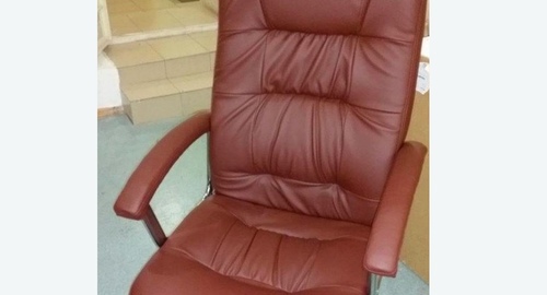 Обтяжка офисного кресла. Посёлок имени Свердлова